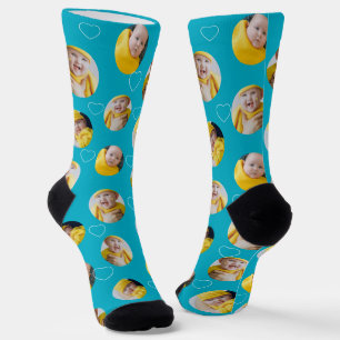 4 Photo Collage Template Make Your Own Fun Socks