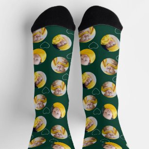 4 Photo Collage Template Make Your Own Fun Socks