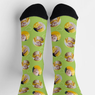4 Photo Collage Template Make Your Own Fun Socks