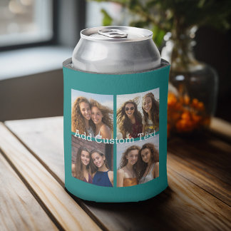 4 Photo Collage - you can change background colour Cooler
