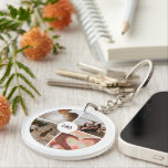 4 Photo Custom Collage Personalised Key Ring<br><div class="desc">Create a Custom Photo Collage unique customised personalised 4 Photo keychain with text from Ricaso - add your own 4 photographs. perfect for a gift for yourself or others.</div>