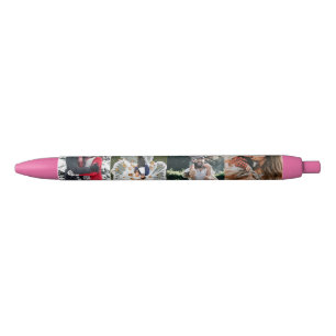 4 Photo Custom Template Black Ink Pen