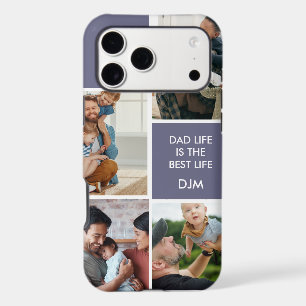 4 Photo Dad Life is the Best Life I phone case