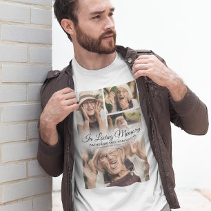4 Photo In Loving Memory T-Shirt