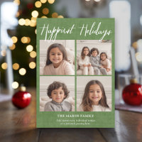 4 Photo Instagram Collage - Happiest Holidays