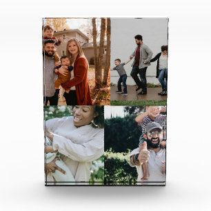 4 Photo Personalised Custom Collage Block