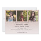 4 Photo Trendy Pink Chic Graduation Party