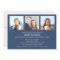 4 Photo Trendy Script Graduation Announcement