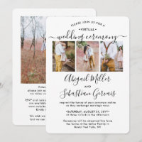 4 Photo Virtual Wedding Livestream Long Distance