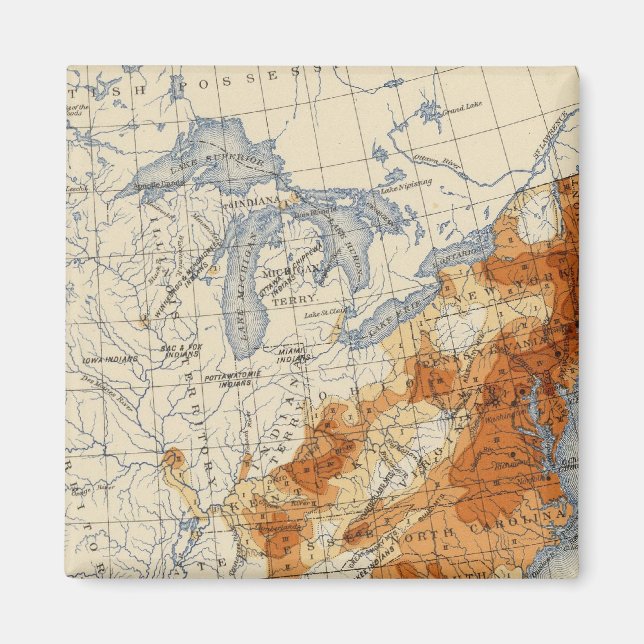 4 Population 1810 Magnet (Front)