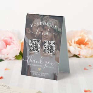 4 QR Codes 2 Photo Mobile App Honeymoon Fund