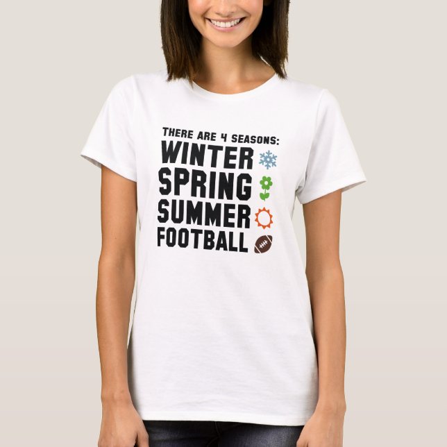 4 Seasons Football T-Shirt (Front)