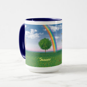 4 seasons with text large combo coffee mug
