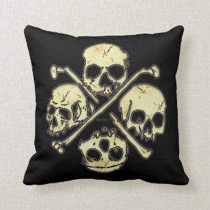 4 Skulls Pillows