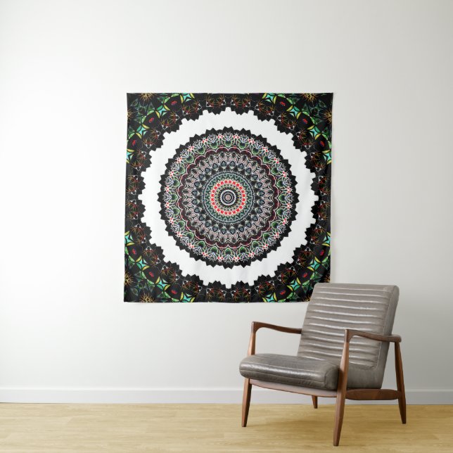 4 Sq. Mandala Tapestry (In Situ)