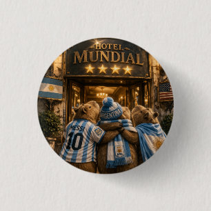4-star Capibarras Hotel 3 Cm Round Badge