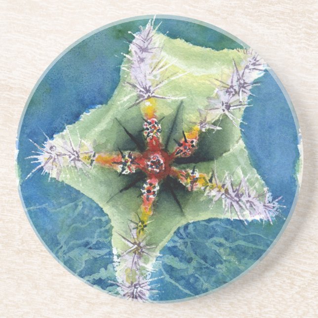 4 Star Fish Coaster (Front)