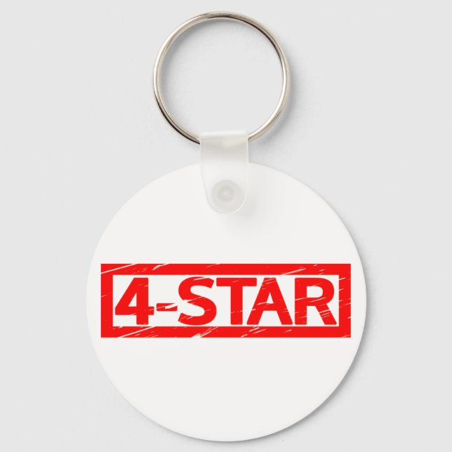 4-star Stamp Key Ring (Front)