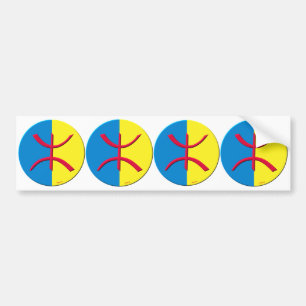 4 stickers kabyle pour carosserie automobile