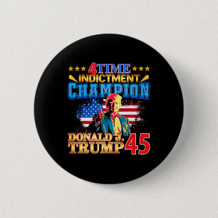 4 Time Indictment Champion Champ Not Guilty 2024 6 Cm Round Badge