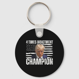 4 Time Indictment Champion  Key Ring