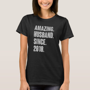 4 Wedding Anniversary For Him Amazing Husband Sin T-Shirt