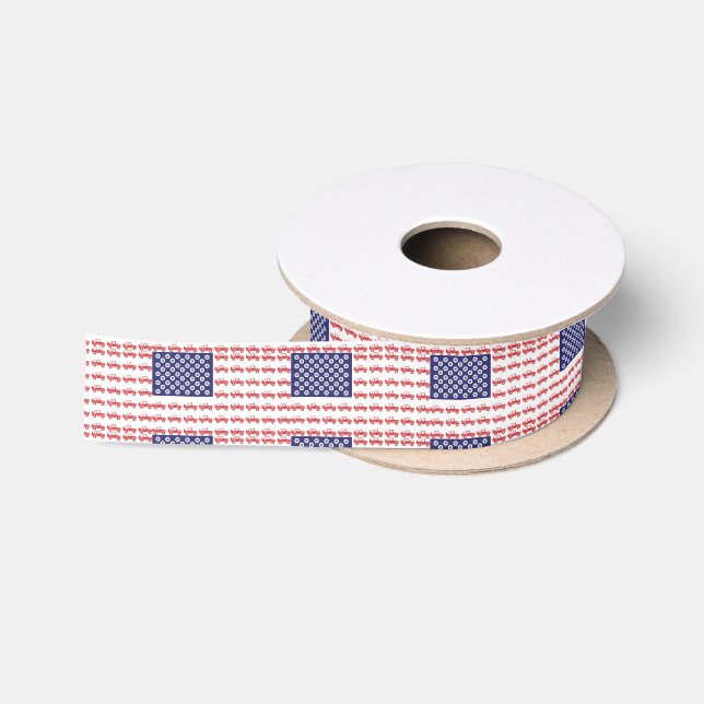4-Wheel-Flag-Final Satin Ribbon (Spool)