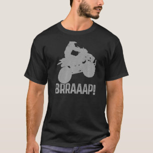 4 Wheeler Braap Quad Bike Atv Riding Vintage Men T-Shirt