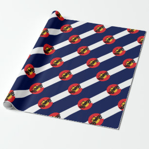 4-Wheeler-in-CO-Flag-2 Wrapping Paper