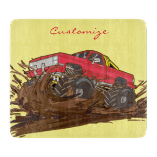 4-wheeler mud truck Thunder_Cove Cutting Board
