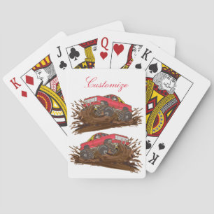 4-wheeler mud truck Thunder_Cove Playing Cards
