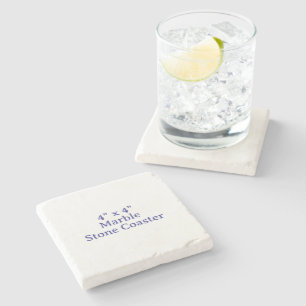 4" x 4" Marble Tone Coaster