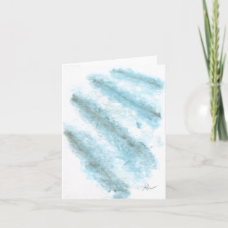 4" x 5.6" folded note card - "Escaleras"