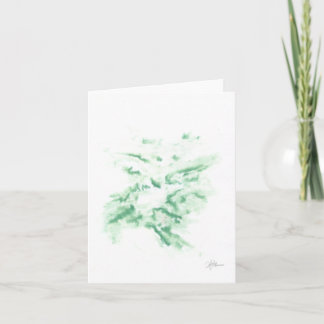 4" x 5.6" folded note card - "Nube"