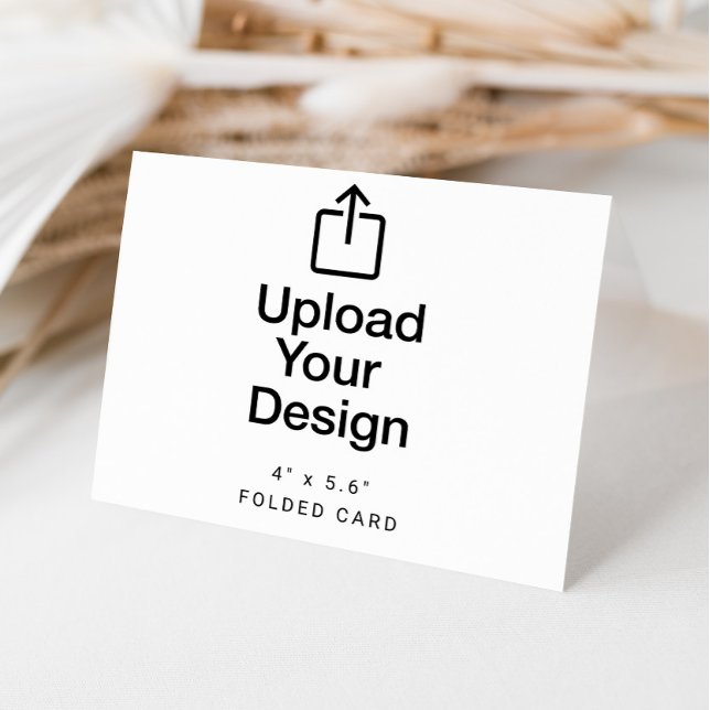 4" x 5.6" Folded Thank You Cards (Creator Uploaded)