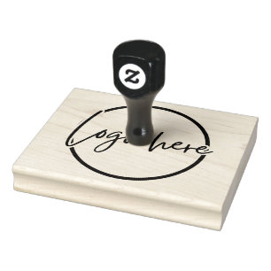 4" x 5" Extra Large Custom Company Logo Rubber Sta Rubber Stamp