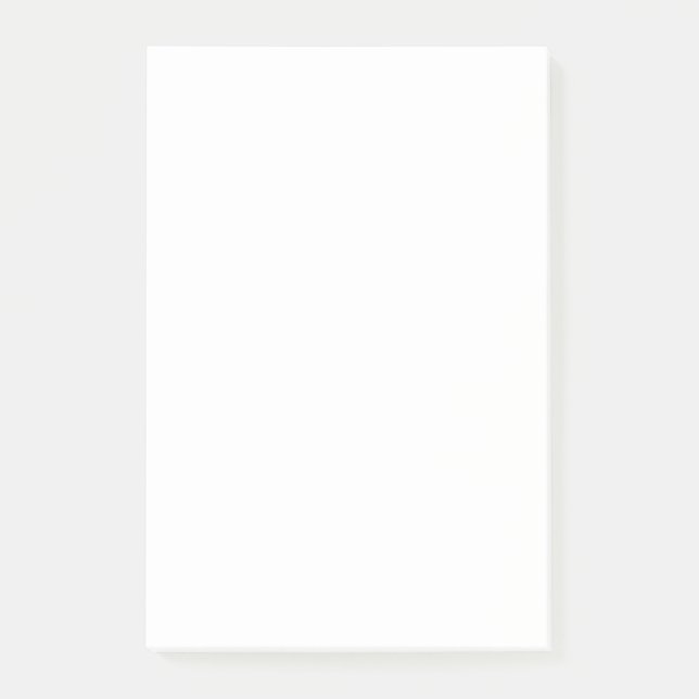 4" x 6" 3M Post-it® Notes Pad (Front)