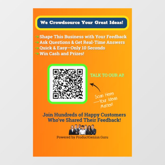 4 X 6 Window Cling (Sheet)