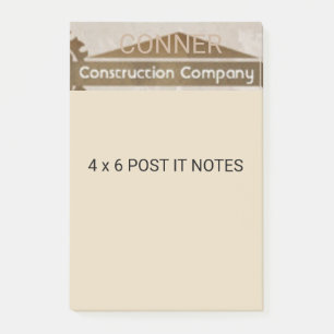 4 x 6custom post it notes