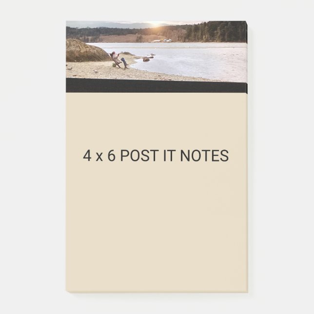 4 x 6custom post it notes (Front)
