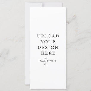 4" x 9" Flat Card - Portrait