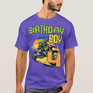 4 Year Old Dirt Bike Birthday Party Motocross MX 4 T-Shirt