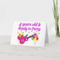 4 YEAR OLD ROCK STAR BIRTHDAY PARTY