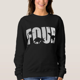 4 Years Old Birthday Boy Dinosaur T Rex Gift 4th B Sweatshirt