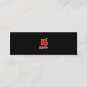 4 Years Old Birthday Boy Gifts Firefighter Mini Business Card