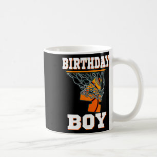 4 Years Old Bysketbyll Boy 4th Birthday Party Cele Coffee Mug