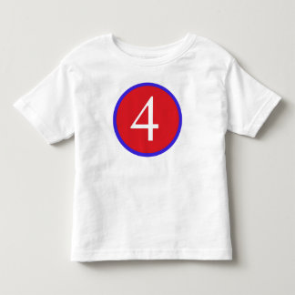 4 years old! toddler T-Shirt