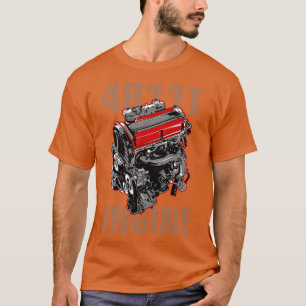 4B11T Engine Mitsubishi Lancer Evo X TShirt