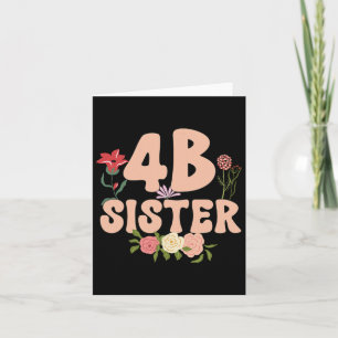 4b Sister Feminist Movement Tee Mama Mum Mothers D Card