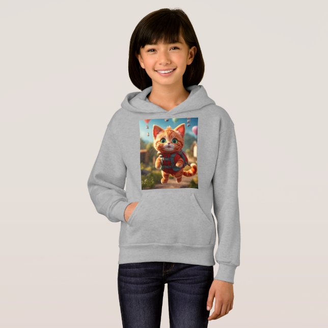 4D photo complete of red cat cute (Front Full)